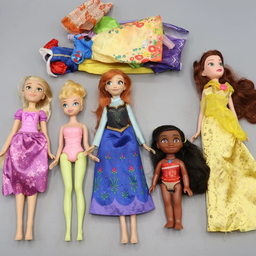 Disney Princess Tangled Rapunzel Anna Tinkerbell Moana Doll 11